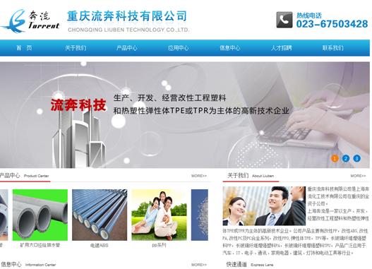 重慶流奔科技有限公司網(wǎng)站正式開通
